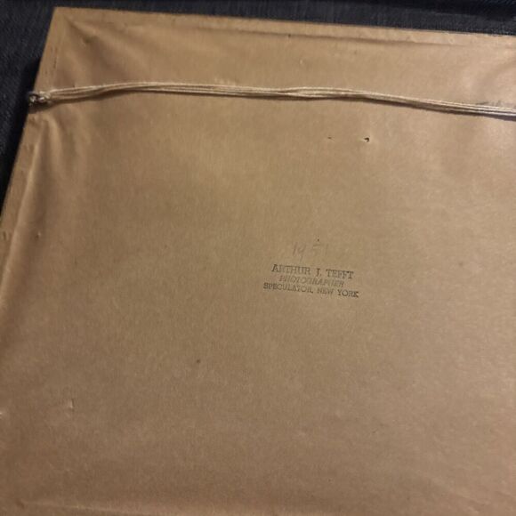 2 Vintage 1950s Framed Signed Arthur Tefft Photographs Lake Pleasant NY New York - Picture 9 of 10